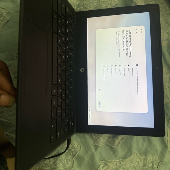HP Sleek Black Laptop